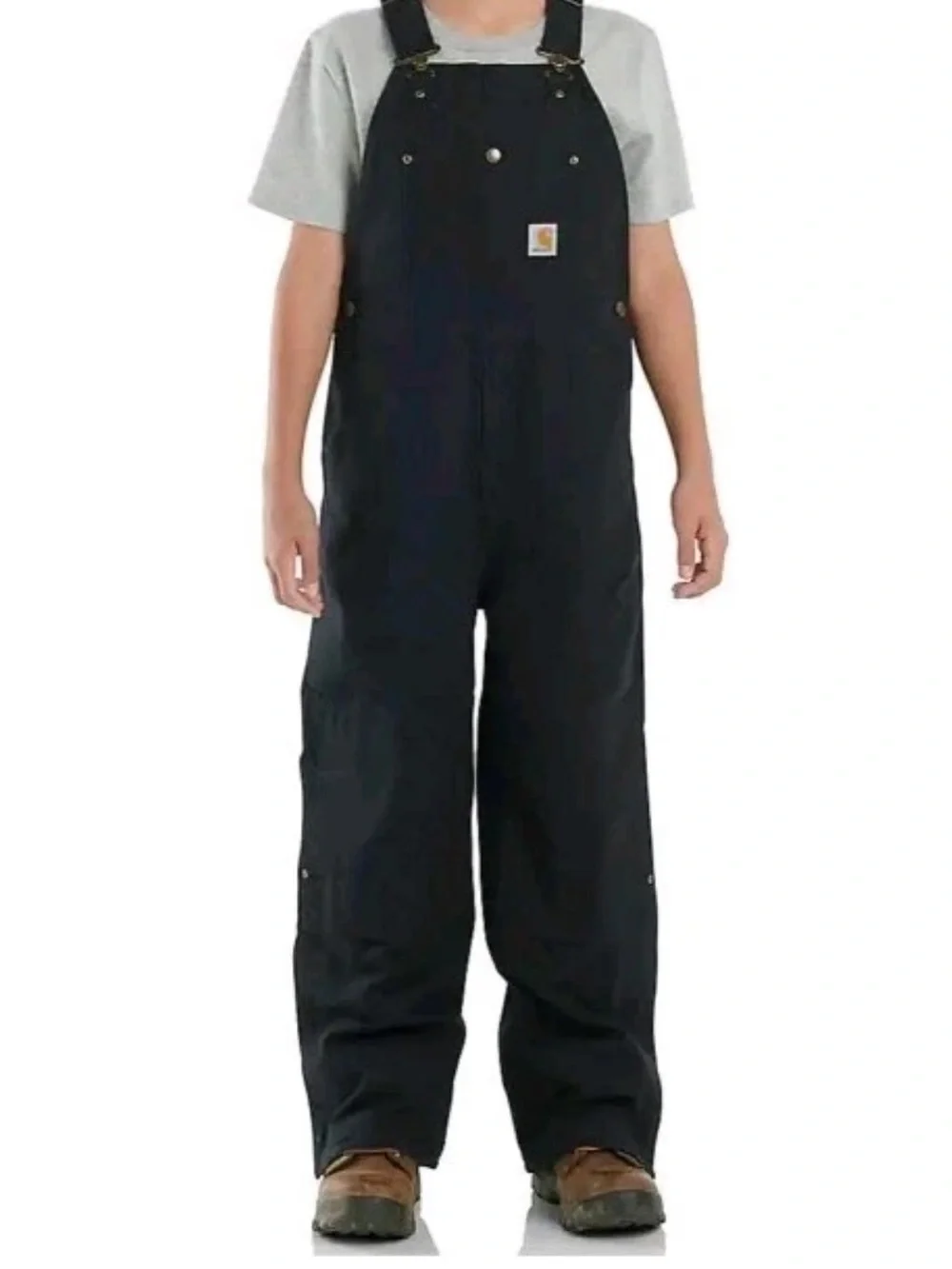Carhartt Duck Canvas Insulated Bib Overalls Loose Fit Quilted Lining OX8662